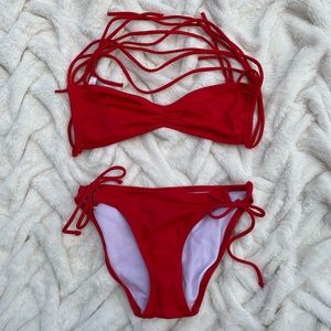 Red bikini
